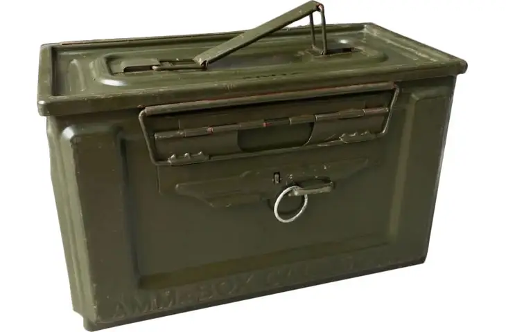Ammodor The 50 WWII Ammo Can Cigar Humidor with Tray, Basic/Deluxe/Premium